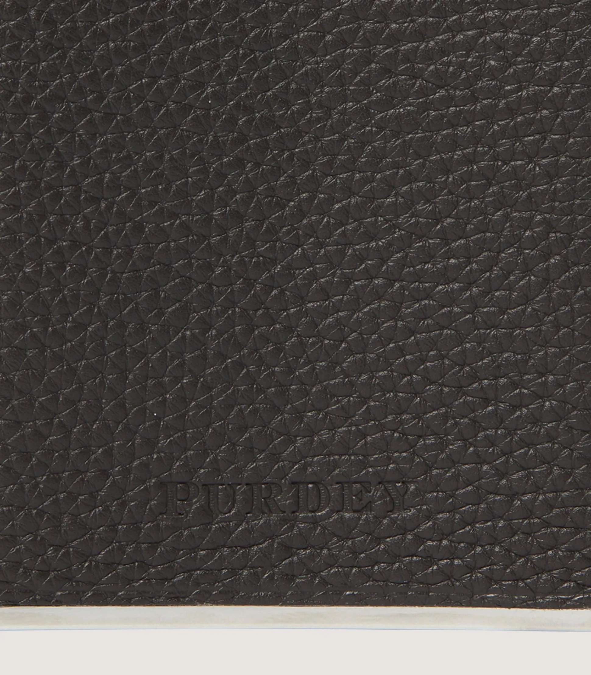 Grain Leather Hip Flask In Olive Green