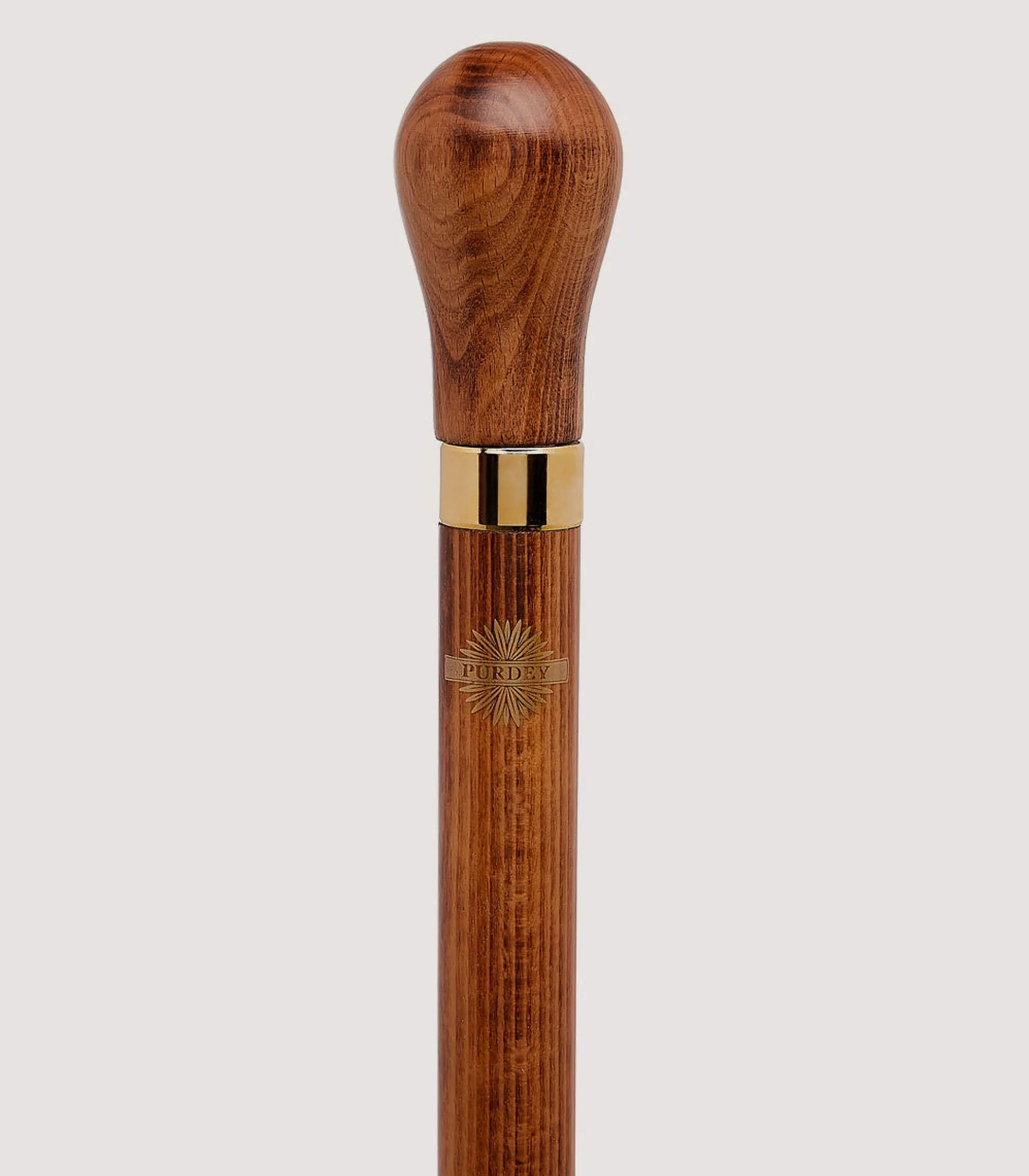 Knob Handled Tippling Stick In Natural