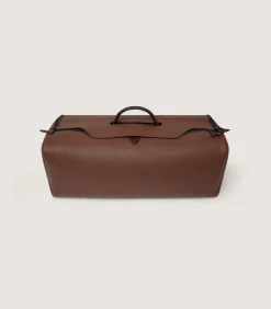 Leather Holdall Suiter Decoy in Cognac