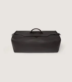 Leather Holdall Suiter Decoy in Dark Brown