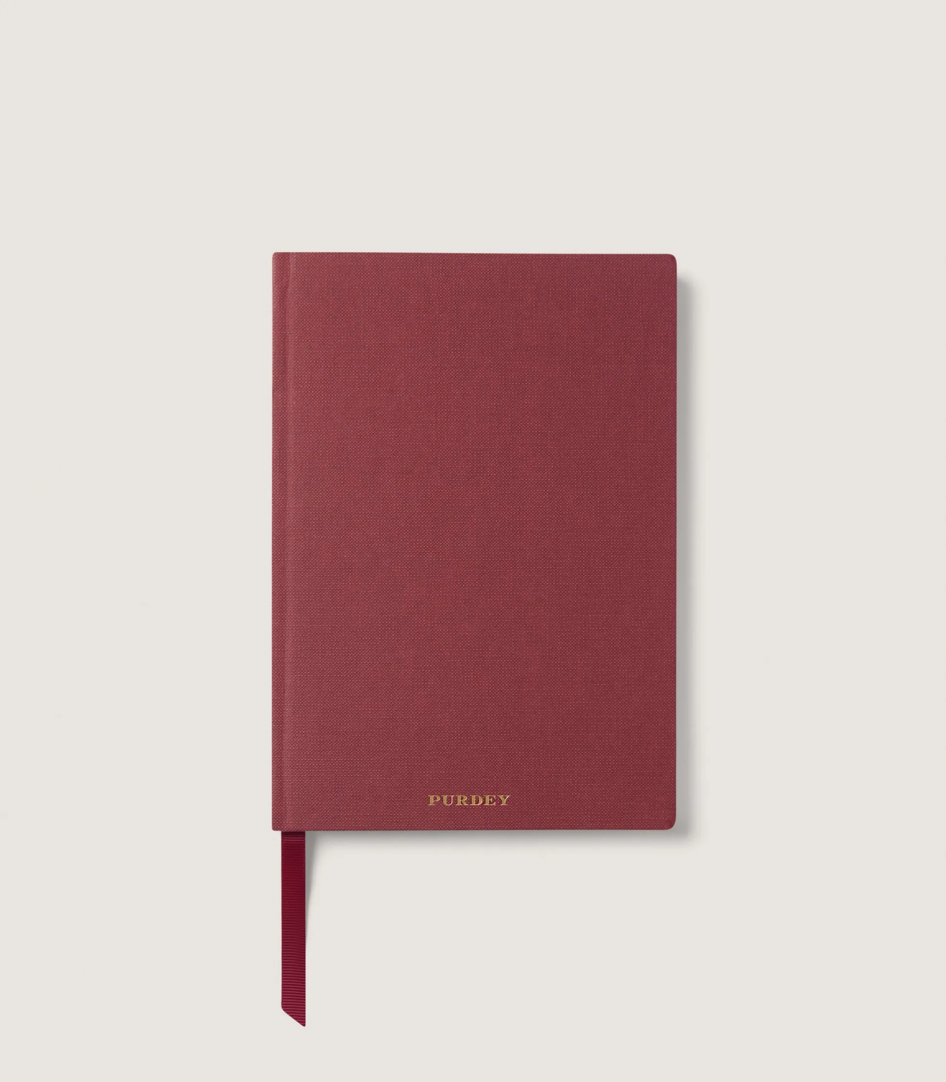 Leather Notebook Cover in Dark Brown