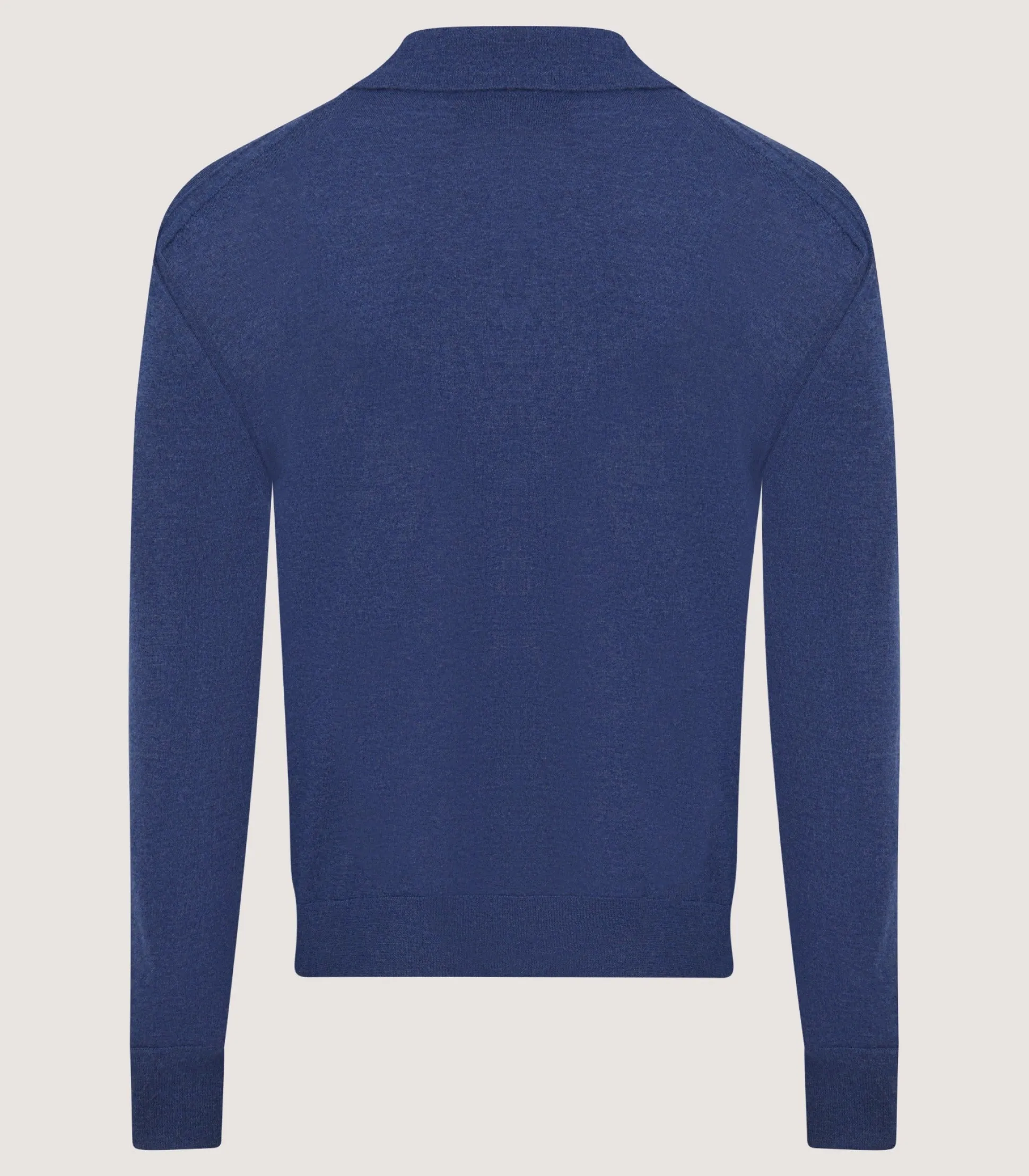 Men's Cashmere Duke Polo in Canvas Blue