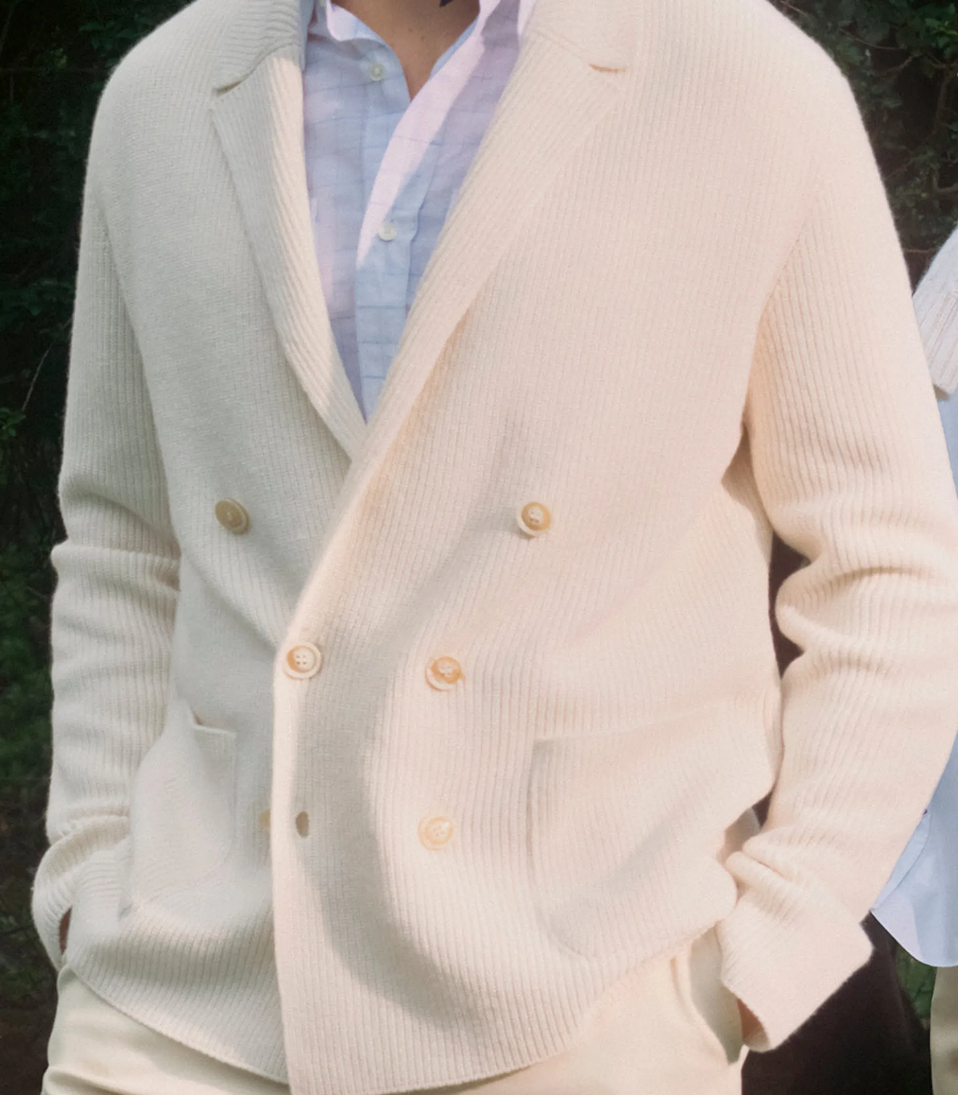 Men's Light Cotton Check Button Down Shirt In Taupe