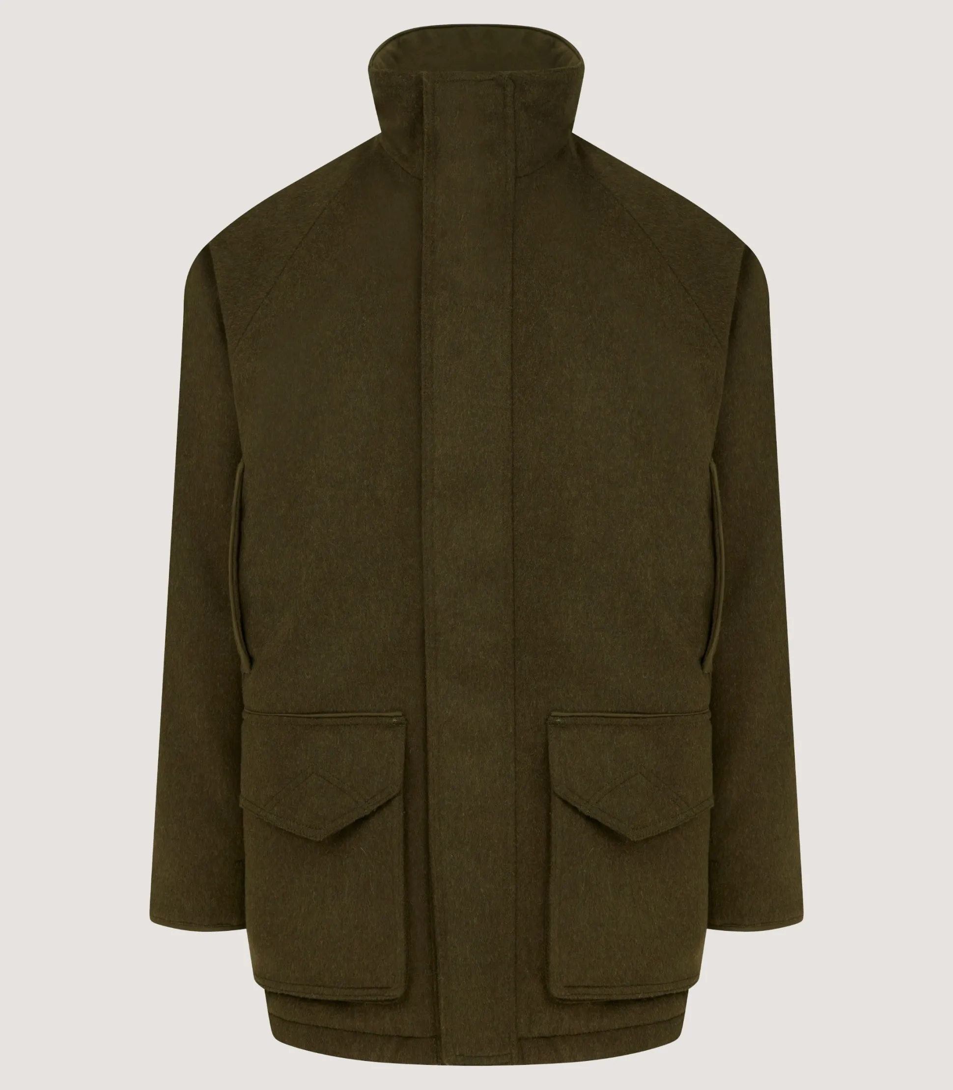 Men's Loden Raglan Field Coat in Loden