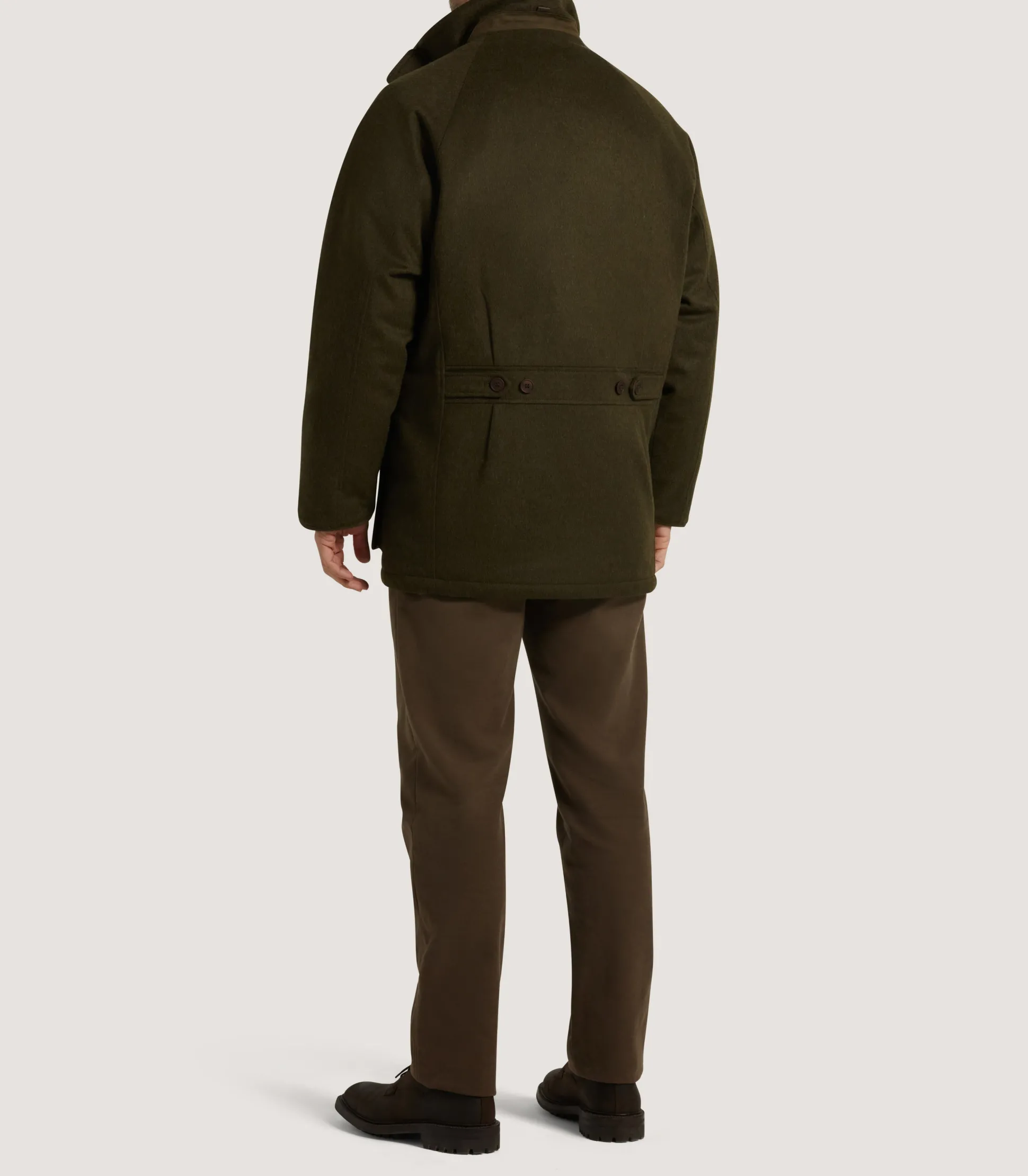Men's Loden Raglan Field Coat in Loden
