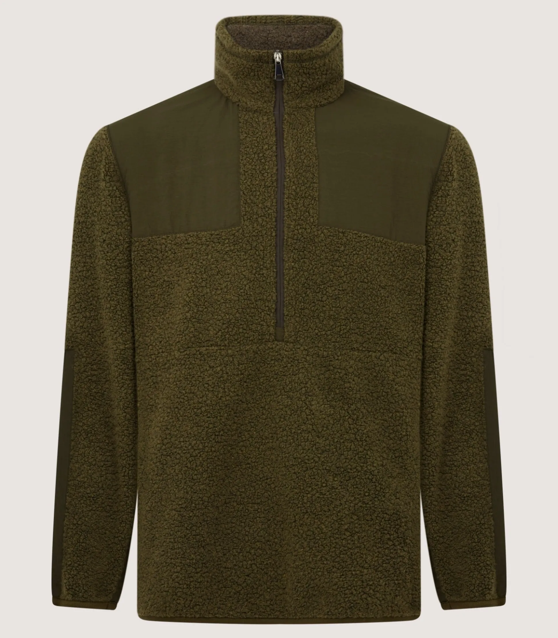 Men's Merino Lux Half Zip Sporting Fleece In Lichen