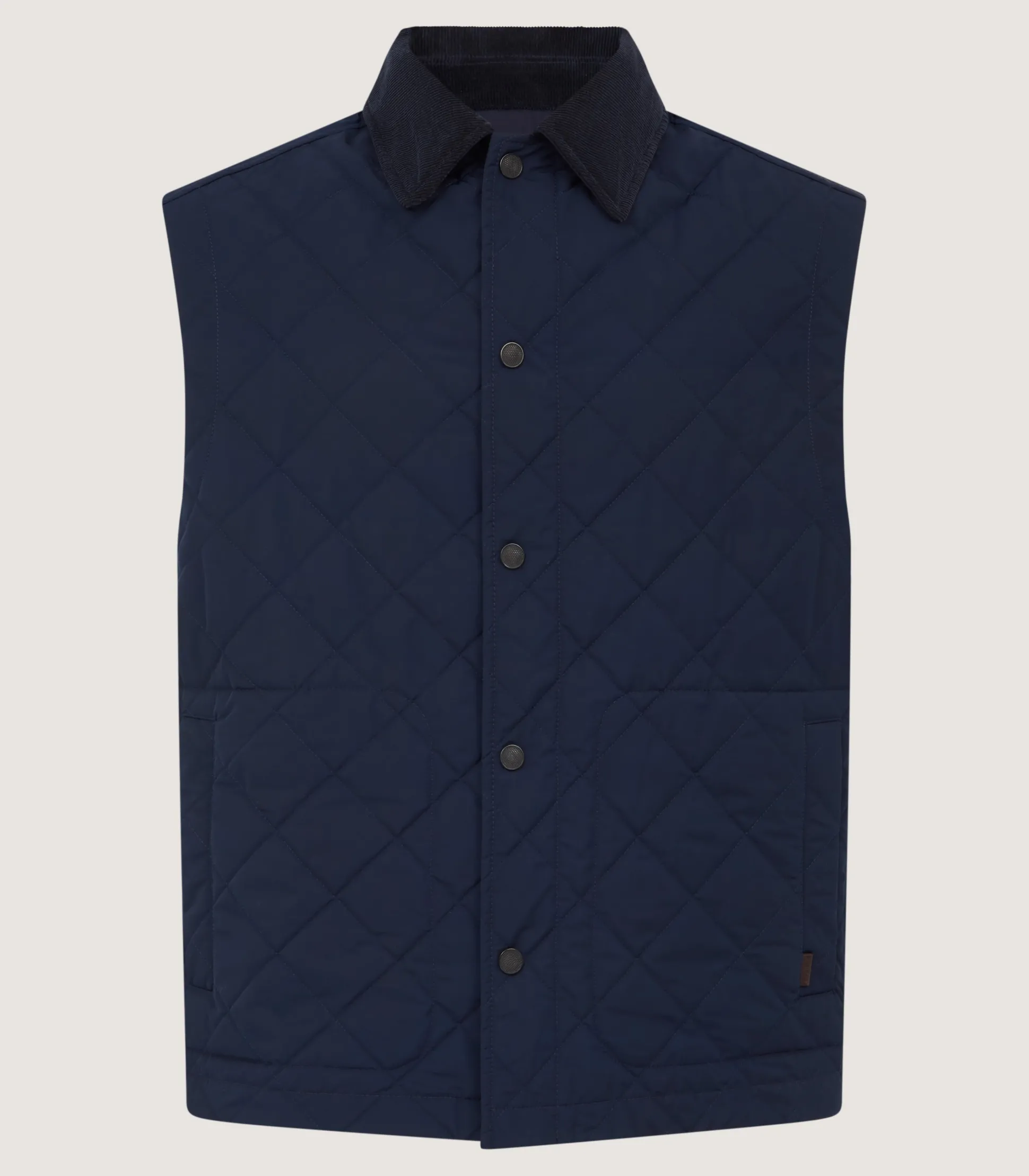 Men's Padded Purdey Gilet In Navy