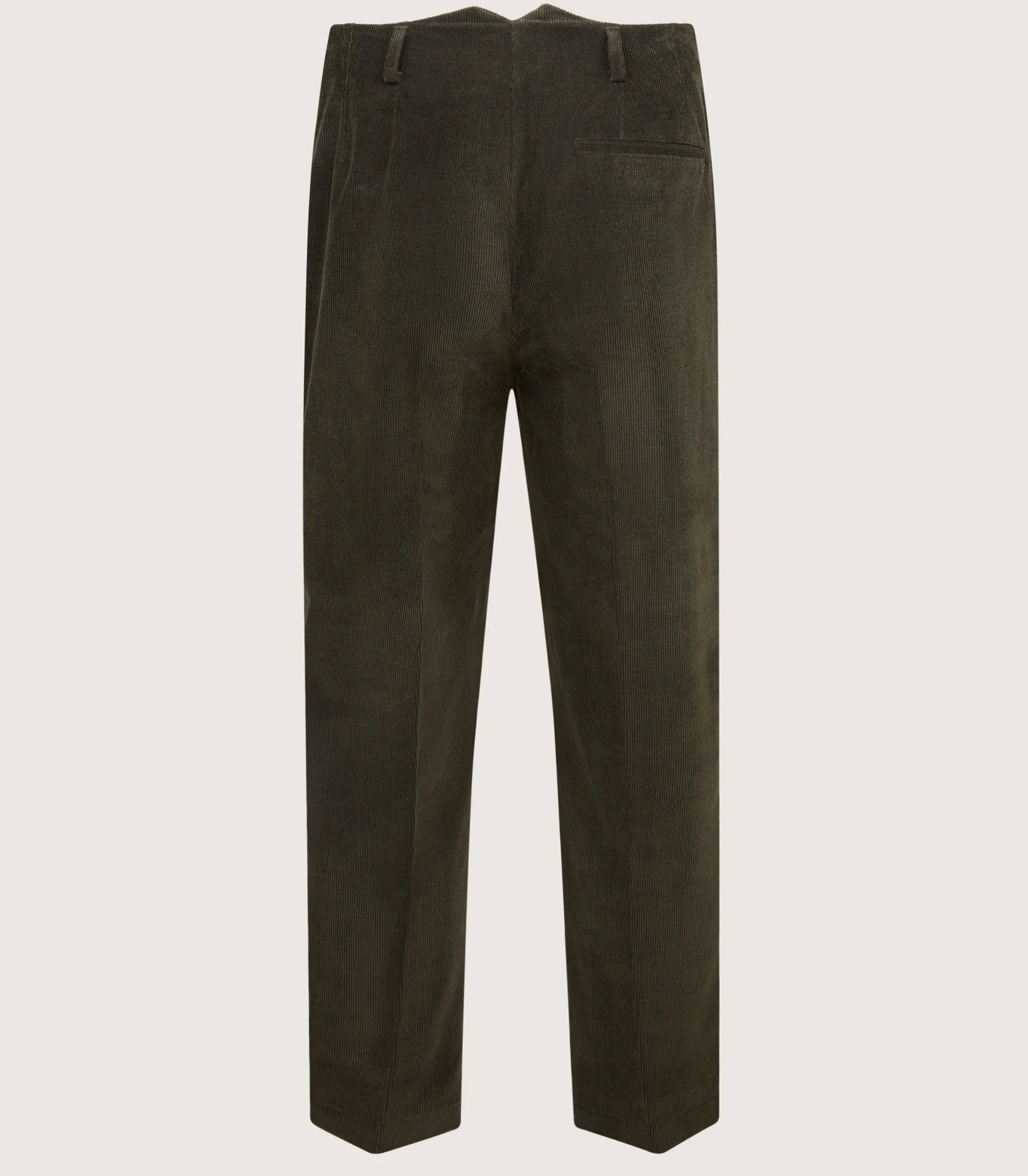 Women's Double Pleat Trouser In Loden