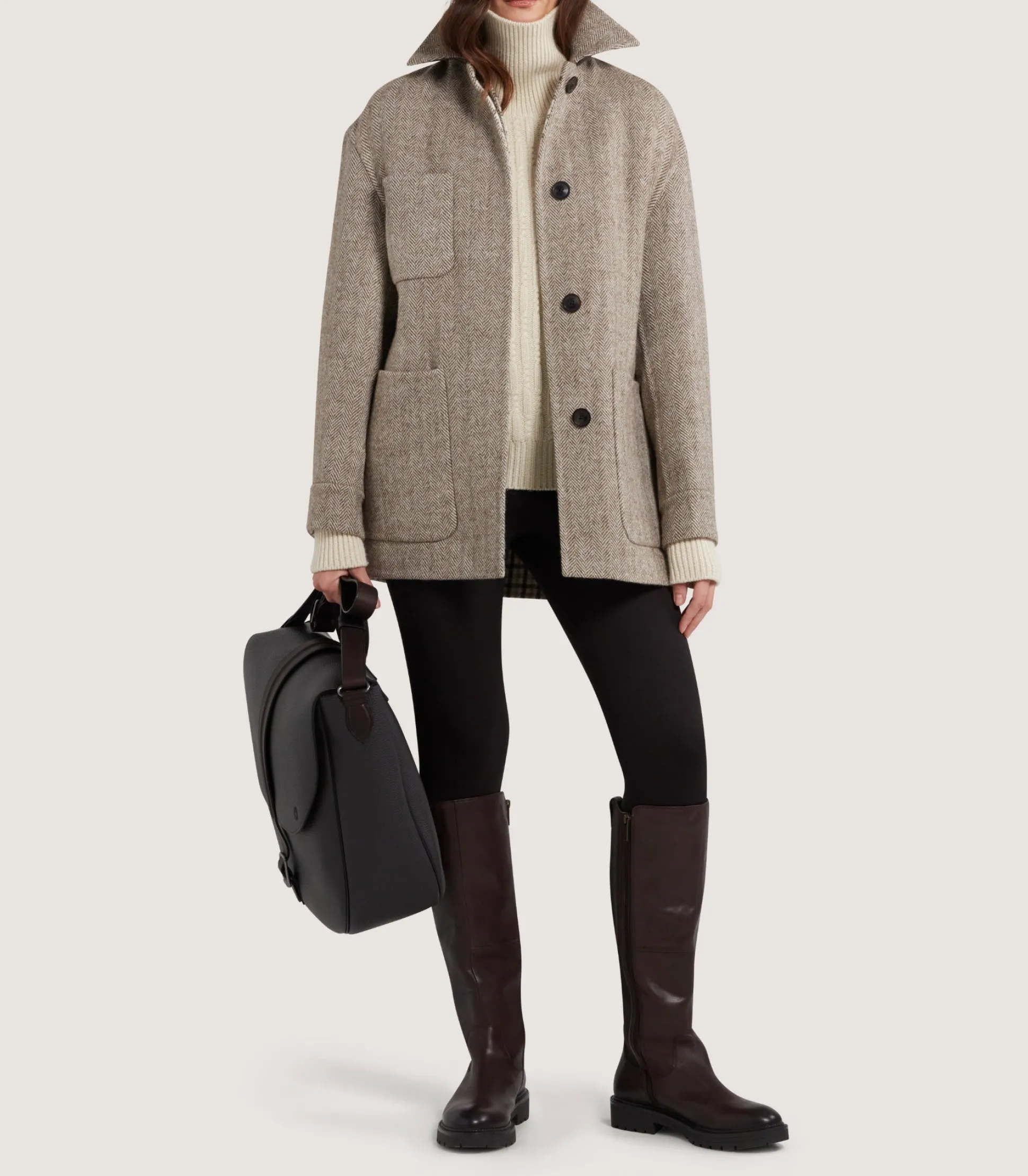 Women's Estate Coat in Pebble
