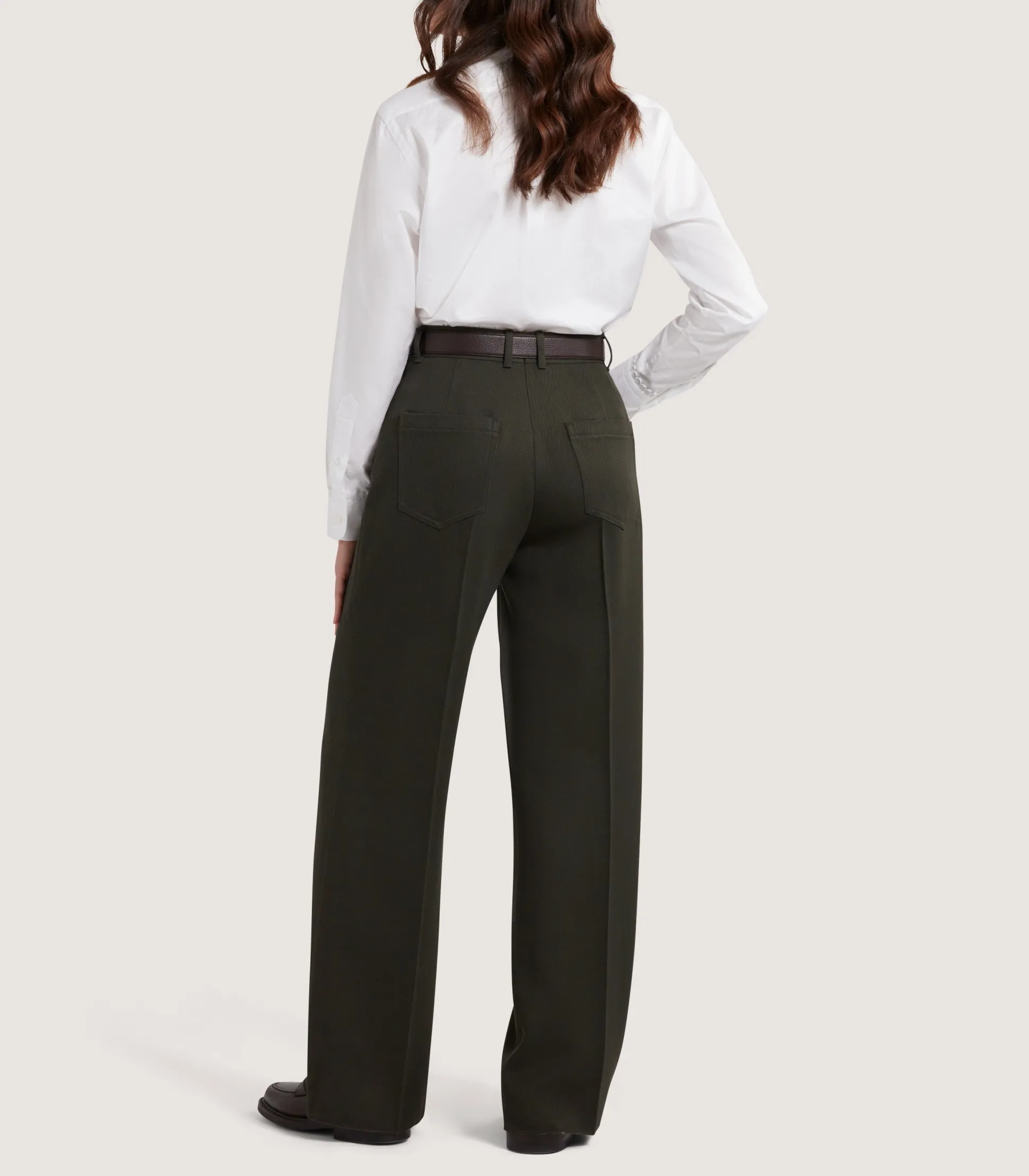 Women's Lace Placket Shirt in White