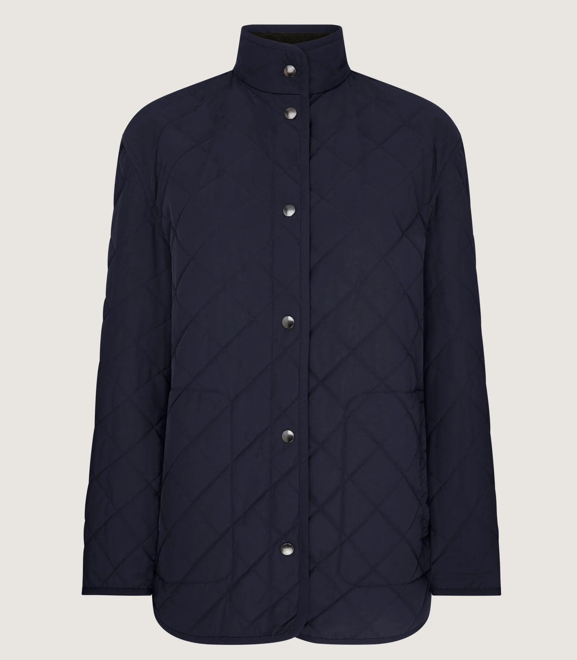 Women's Navy Quilted Purdey Jacket