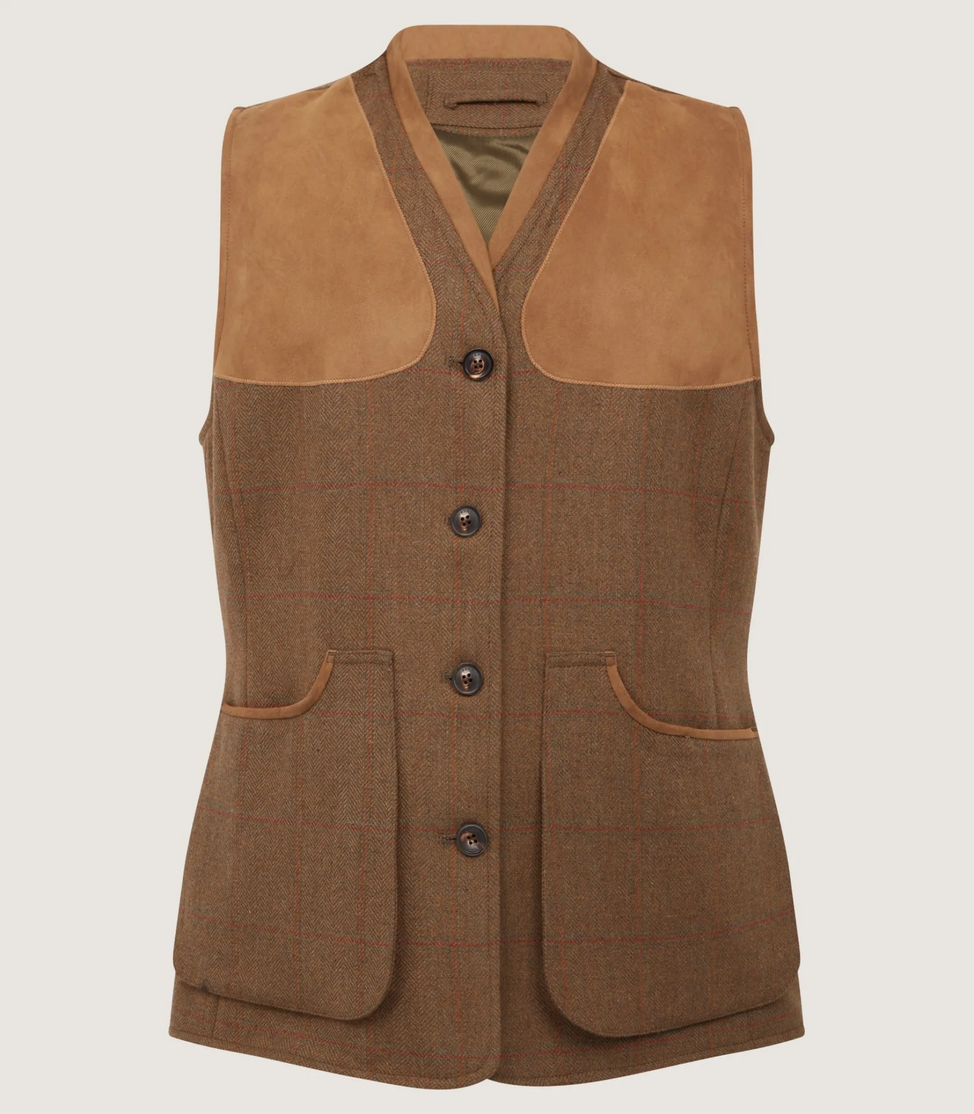 Women's Tech Tweed Sporting Vest In Lomond