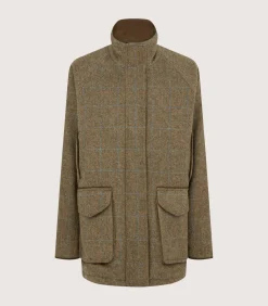Women's Tweed Raglan Field Coat In Macaterick