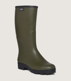 Aigle Chambord Neo Mesh Boots in Khaki Green