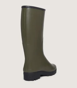 Aigle Chambord Neo Mesh Boots in Khaki Green