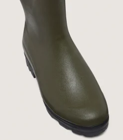 Aigle Chambord Neo Mesh Boots in Khaki Green