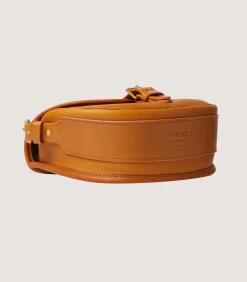 Bridle Leather Cartridge Bag In Tan