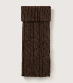Cashmere Cable Knit Socks