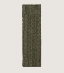 Cashmere Cable Knit Socks