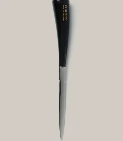 Dark Ox Horn Paper Knife In Dark