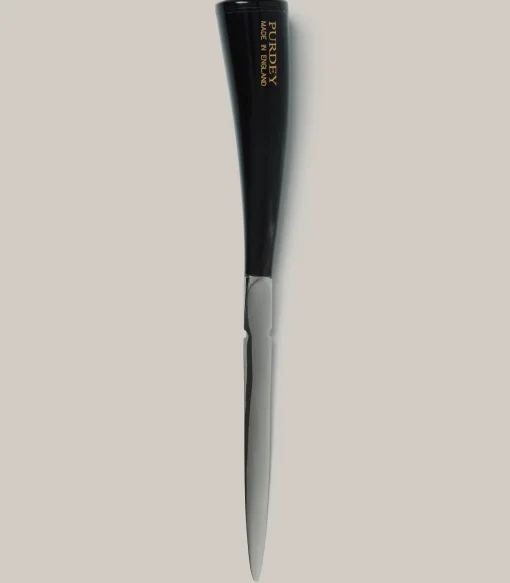 Dark Ox Horn Paper Knife In Dark
