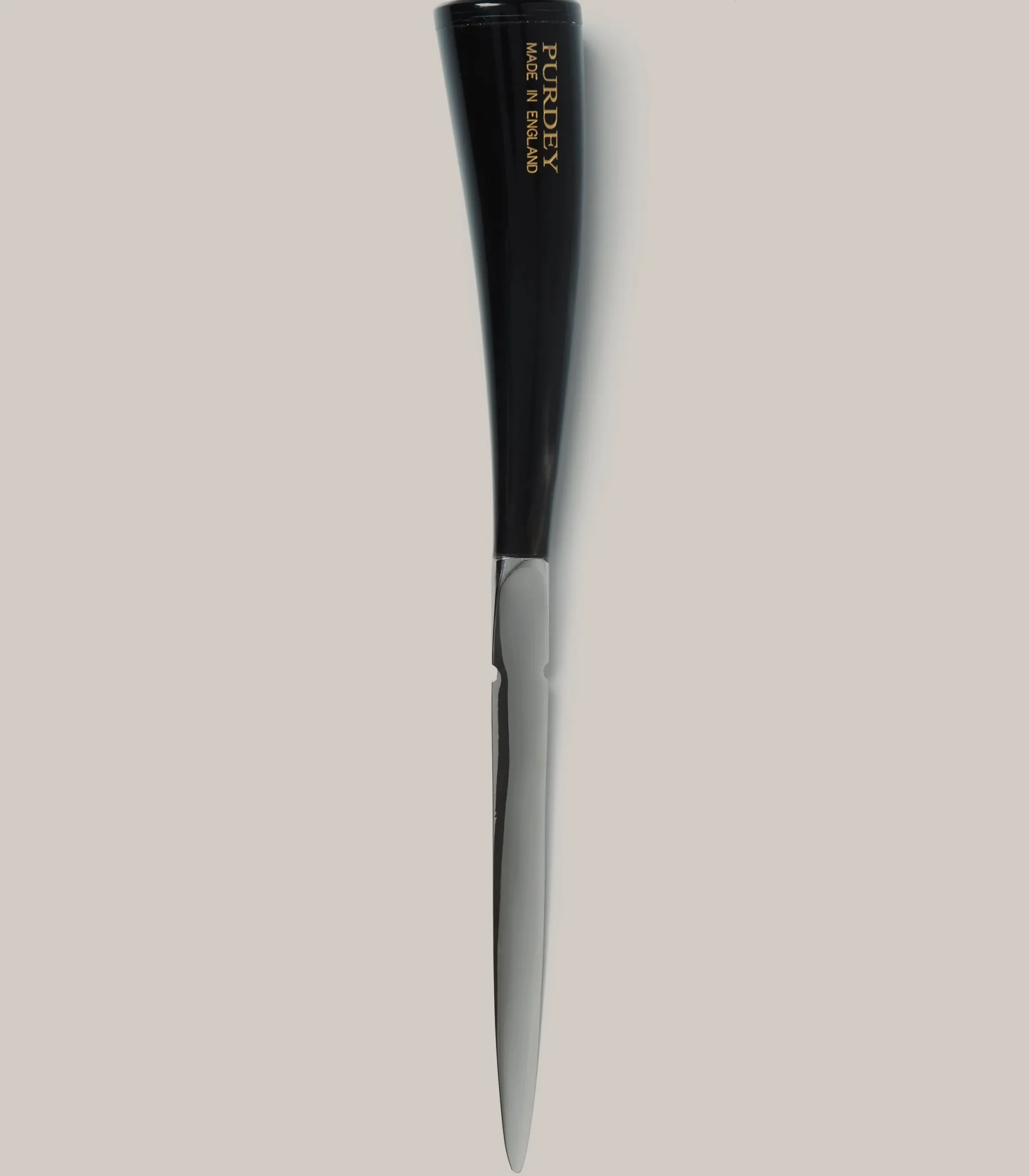 Dark Ox Horn Paper Knife In Dark