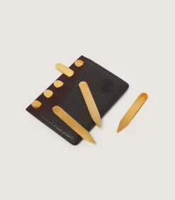 Featherburst Card Position Finder In Dark Brown