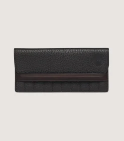 Featherburst Traditional Wallet Position Finder in Dark Brown