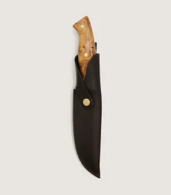 Flagstaff Hunter Knife - 5 inch In Burr Oak
