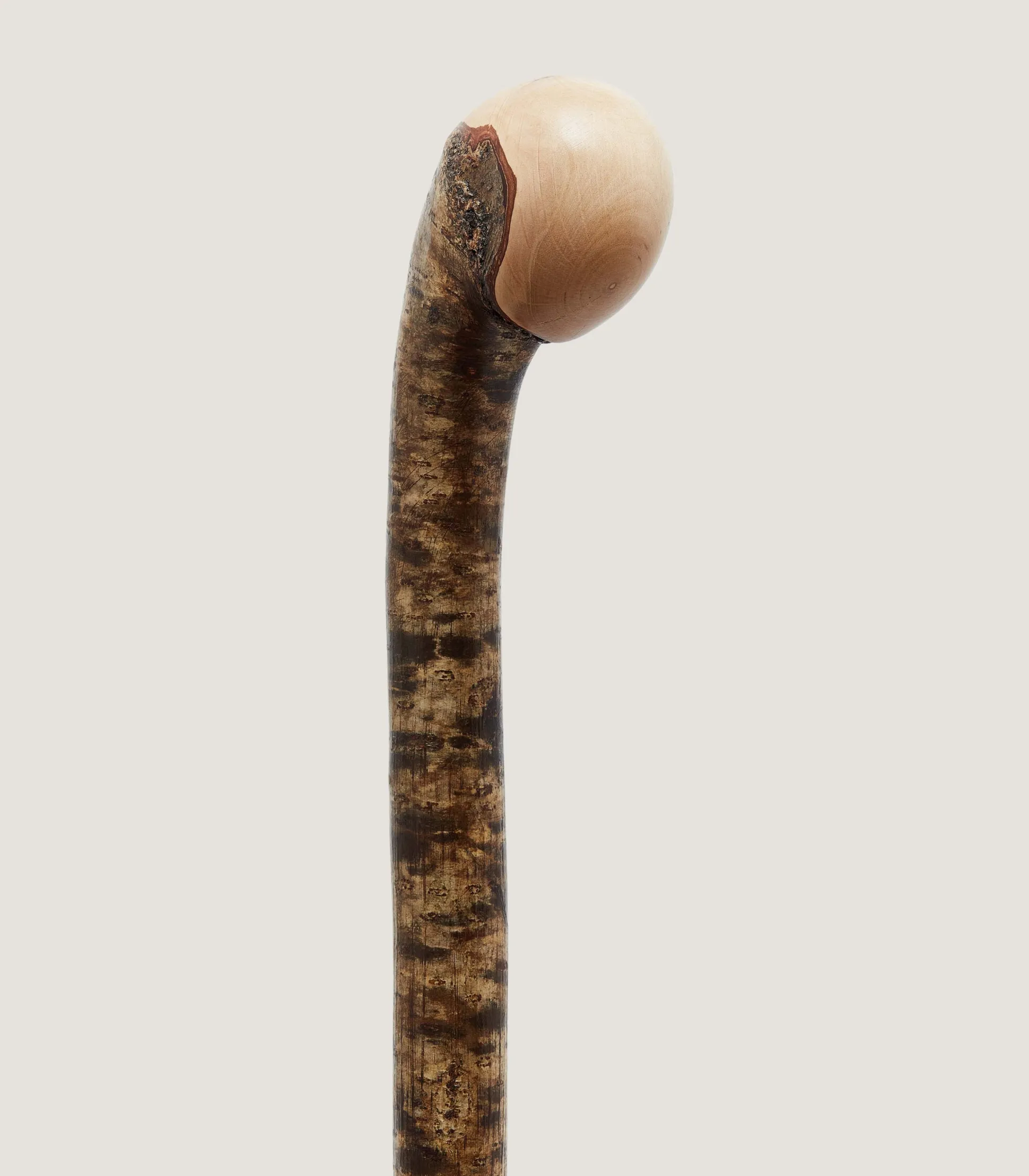 Hazel Knob Stick In Natural