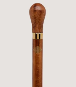 Knob Handled Tippling Stick In Natural