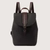 Leather Backpack Ghillie In Dark Brown