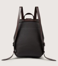 Leather Backpack Ghillie In Dark Brown