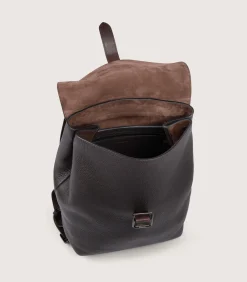 Leather Backpack Ghillie In Dark Brown