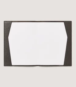 Leather Notebook Cover in Dark Brown