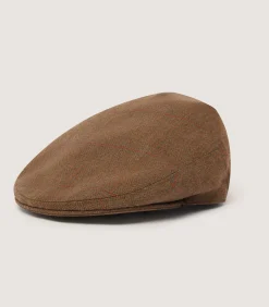 Litton Short Peak Tweed Cap In Lomond