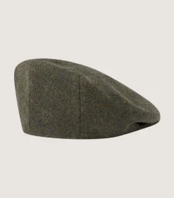 Litton Short Peak Tweed Cap In Strathbeg
