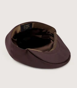 Litton Short Peak Ventile Cap In Brown