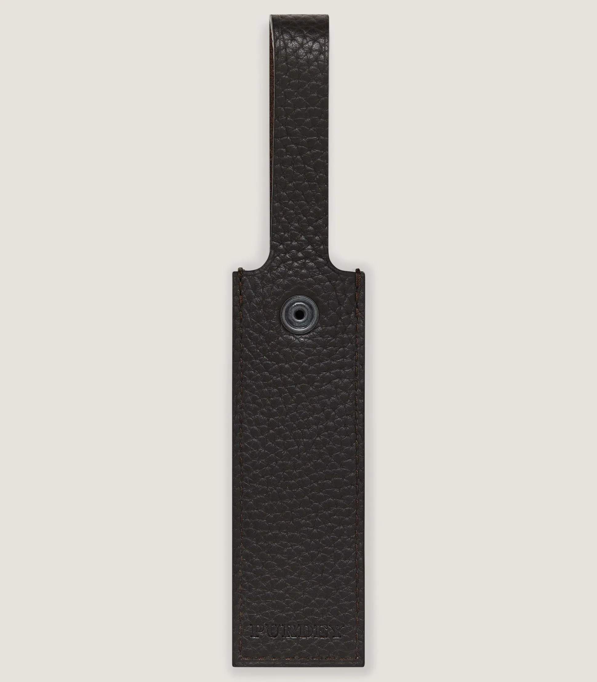 Luggage Tag in Dark Brown