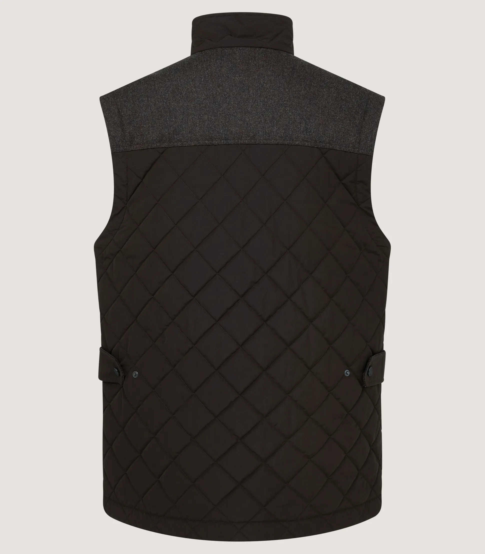 Men's Cambridge Quilted Gilet in Walnut