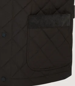 Men's Cambridge Quilted Gilet in Walnut