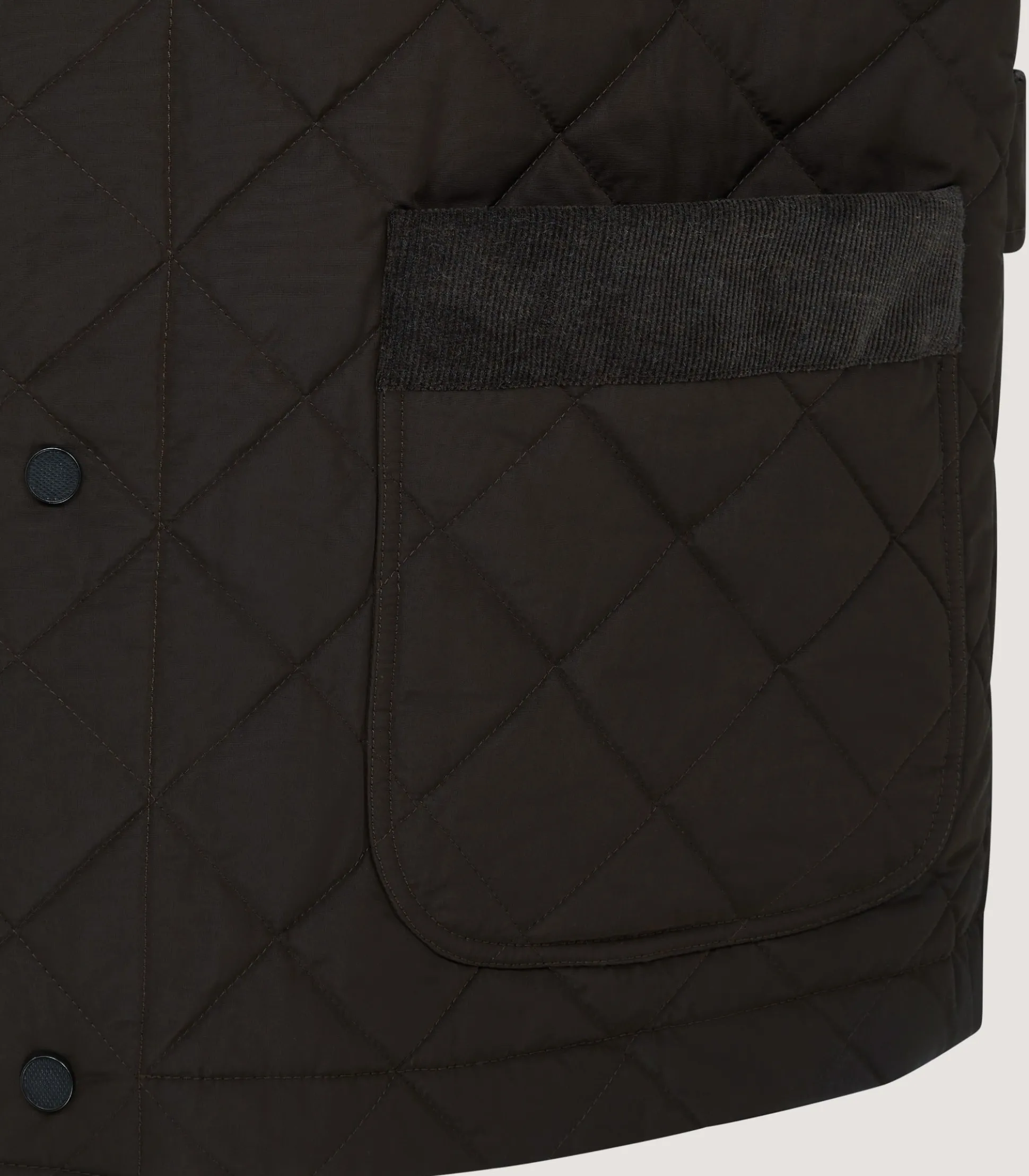 Men's Cambridge Quilted Gilet in Walnut