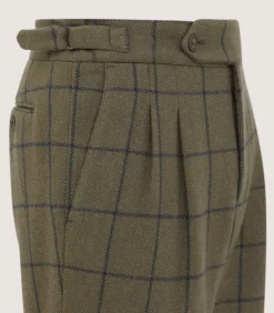 Men's Cashmere Tweed Two Pleat Breek with Storm Cuff in Rannoch