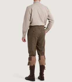 Men's Cashmere Tweed Two Pleat Breek with Storm Cuff in Langshaw