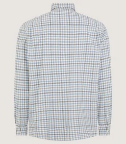 Men's Check Flannel Shirt in Dove