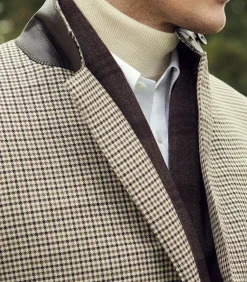 Men's Extra Fine Worsted Cashmere Seamless Turtleneck In Ivory