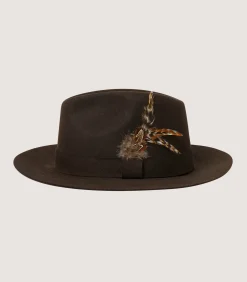 Men's Fedora With Feather