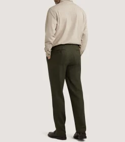 Men's Herringbone Flannel Shirt in Pale Camel