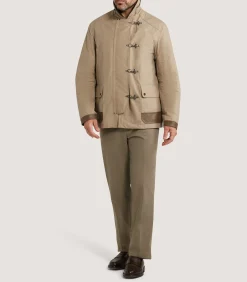 Men's Latch Coat In Khaki