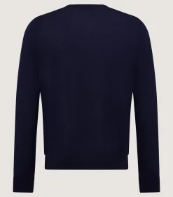 Men's Lightweight Travel Merino Crew Neck in Midnight